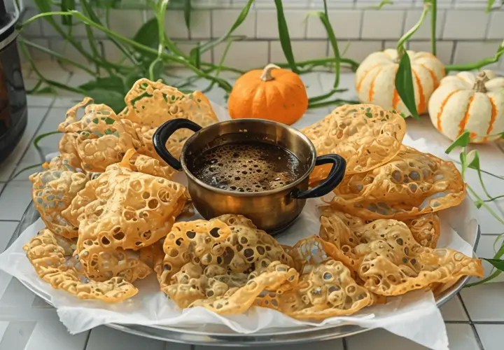 Deliciosas hojuelas, receta de la abuela, crujientes y doradas, listas para mojar en un rico sirope.