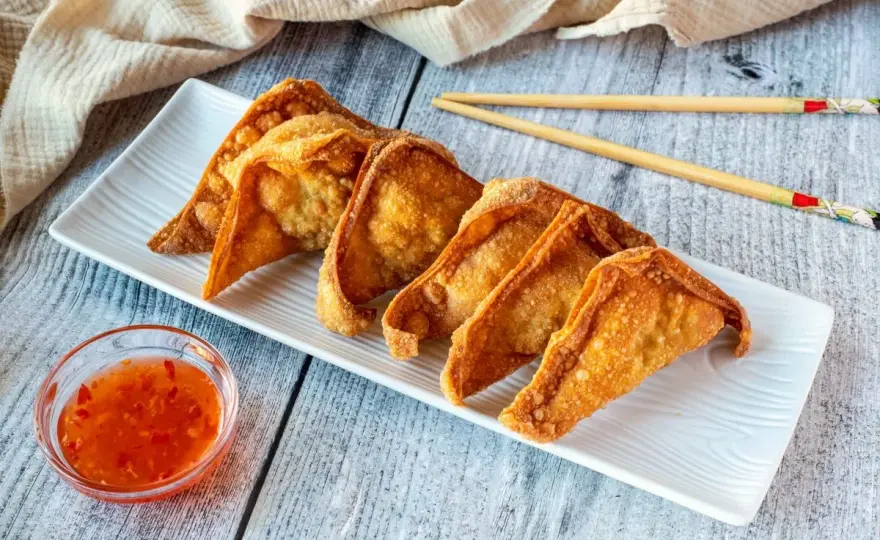 Wan tun frito - ¿Cómo lograr que sea crujiente y nada aceitoso?