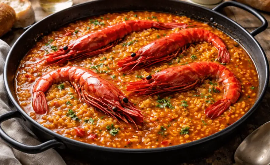 Arroz con carabineros - Claves para un sabor intenso y punto perfecto