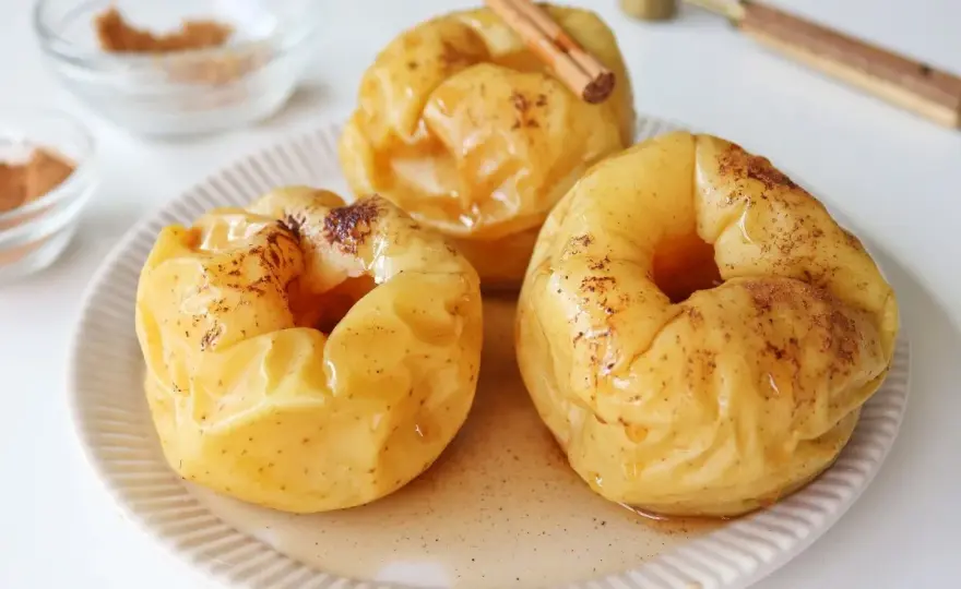 Manzana asada en microondas - Cómo lograr que siempre quede tierna