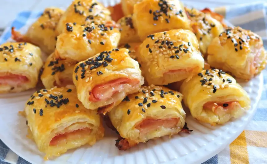 Hojaldre de jamón y queso - Trucos para que quede siempre crujiente