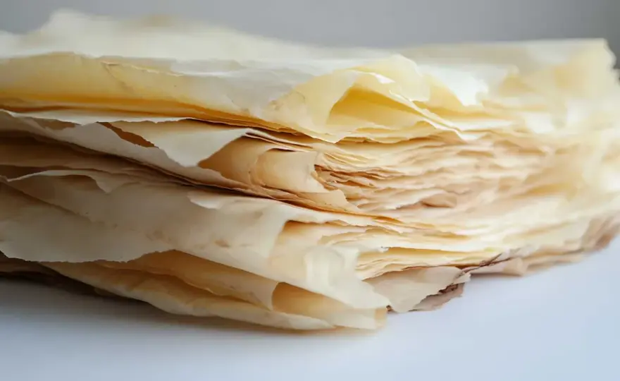 Masa filo - Cómo lograr el crujiente perfecto sin que se rompa