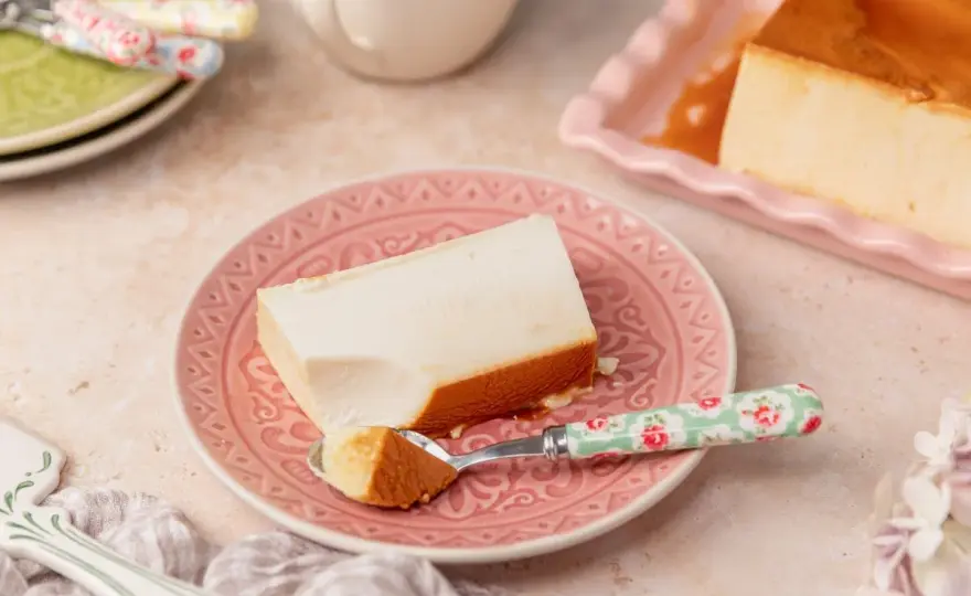 Flan de queso perfecto - Cómo lograr una textura sedosa sin errores