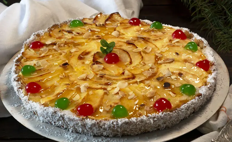 Tarta de manzana con crema pastelera - Trucos para que quede perfecta