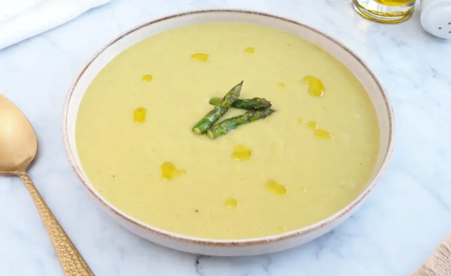 Crema de espárragos trigueros - Receta para una textura perfecta