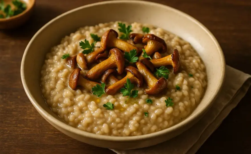 Risotto de boletus - Cómo lograr la textura perfecta sin usar nata