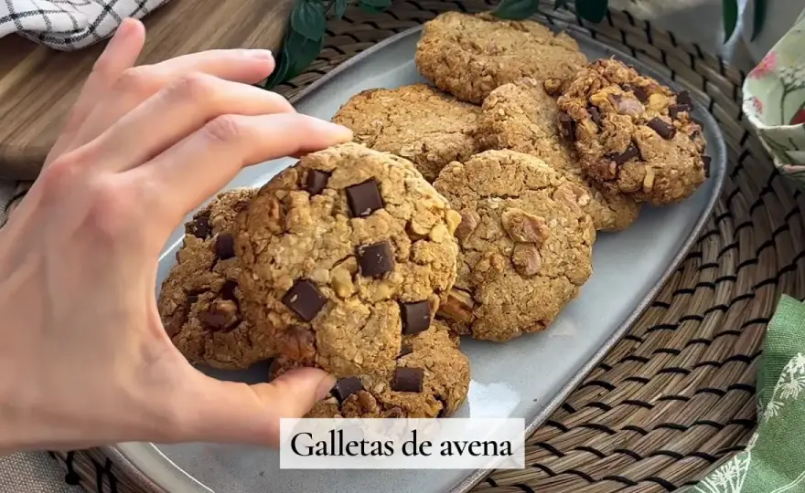 Galletas de avena - El secreto para que no queden secas al hornear