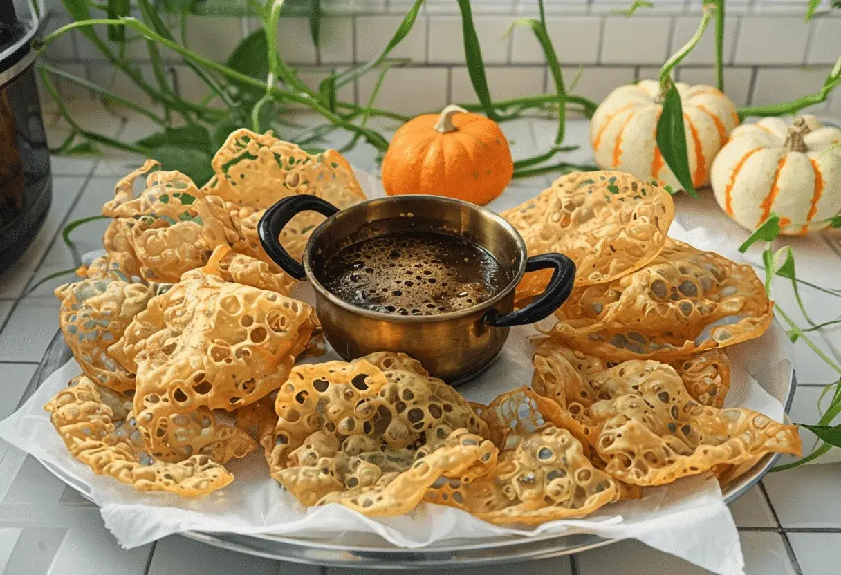 Deliciosas hojuelas, receta de la abuela, crujientes y doradas, listas para mojar en un rico sirope.